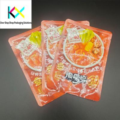 China 3 Side Seal AL Flat Pouch Food Packaging With Zipper for sale