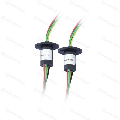 Китай Передача Ethernet Slip Ring Капсула 6 Схемы 2A Электрические кольца продается