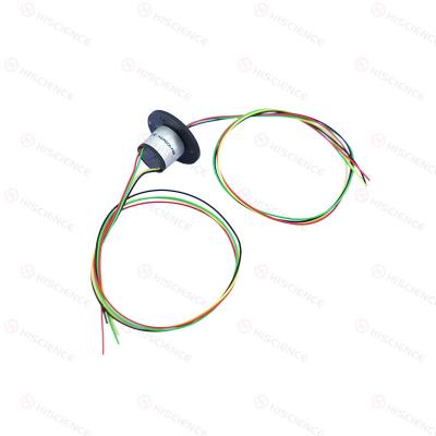 China Hiscience 110V Slip Ring Manufacturers 4 Circuits High Voltage Slip Ring for sale