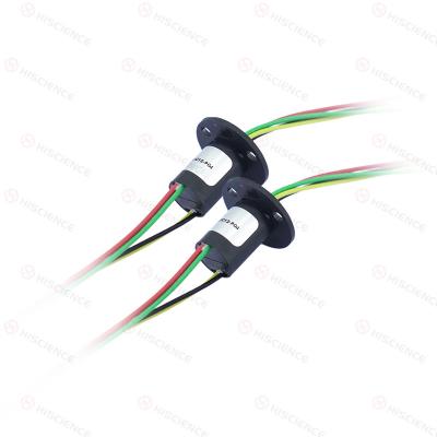 China IP40 Waterproof Capsule Slip Rings Eight Circuits 2A 0 - 300RPM Working Speed for sale