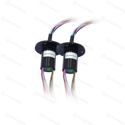 China Multiple Circuits Capsule Slip Rings Smooth Rotation 0-300rpm Speed for sale