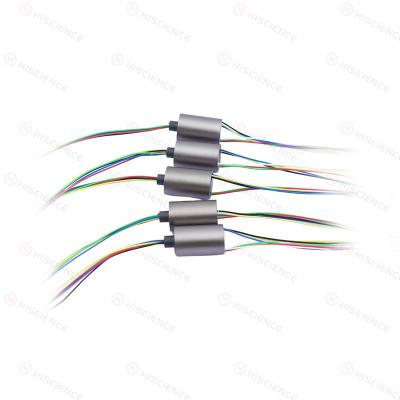 China 0-100RPM Capsule Slip Rings Miniature 4 Circuits 1A With Stainless Steel Housing Material for sale