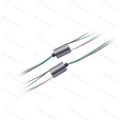 China Miniature Capsule Slip Rings 2 Circuits 1A Compact For Electric Vehicles for sale