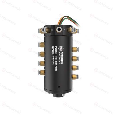 China 8 Passages Rotary Unions 240V 6 Circuits 2A Rotary Pressure Joint for sale