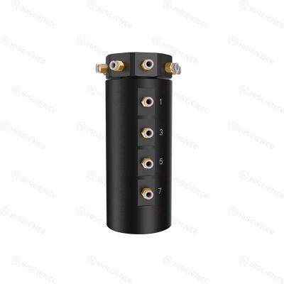 China Durable Rotary Hydraulic Joint Eight Circuits M5 Ports HJ0640-08M5 for sale