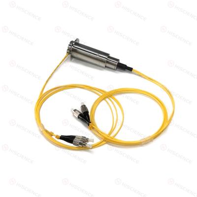 China Hiscience Custom Fiber Optic Slip Rings Multi Circuits Fiber Rotary Joint for sale