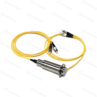 China 2 - 7 Circuits Fiber Optic Slip Rings IP60 With Stainless Steel Housing Material for sale