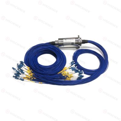 China 2 - 37 Circuits Optical Signal Slip Ring Small IP68 Optical Slipring for sale