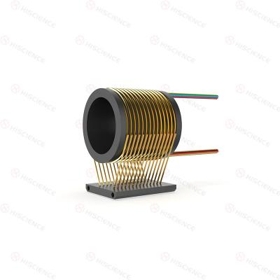 China ISO-standaard gescheiden slip ring op voorraad 1-48 circuits 10A stroom Te koop