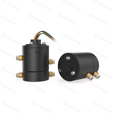 China 6 Passages Gas Electric Slip Ring 8 Circuits 10A 16 Circuits Signal 2 Circuits Shielding for sale