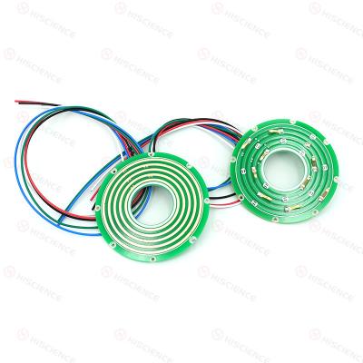 Cina IP51 Pan Cake Slip Ring 4 Circuiti 10A Ultra Thin Design Risparmio di spazio in vendita