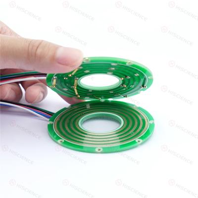 Cina Ultra Thin Pancake Slip Rings 2 Circuiti 10A CCTV Slipring Design in vendita