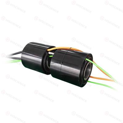 China Industrial Ethernet Slip Ring Multi Circuits Network Cable Slip Ring for sale