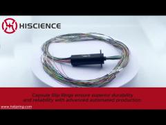 Hiscience 110V Slip Ring Manufacturers 4 Circuits High Voltage Slip Ring