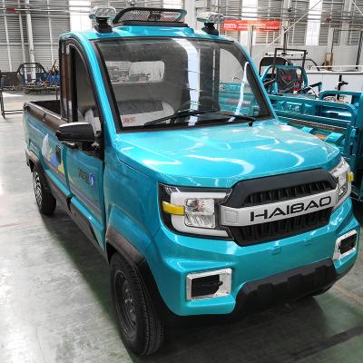 China Automatic transmission 4*2 Chinese cheap electric pickup brand electric truck for sale 3480*1310*1730mm for sale