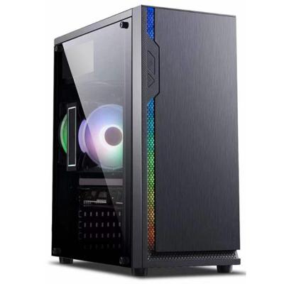 China High Quality Factory Price Desktop Nice Full Price Gaming Case ATX Tower Tempered Glass Material PC Air Cooled Water Cooled Case for sale