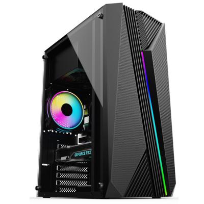 China Cases Heatsink CPU fan RGB matx computer gaming wrap case e-sports computer atx pc computer desk desktop cases for sale