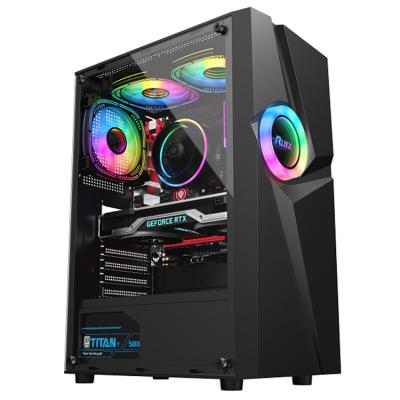 China Desktop Case Gabinete Side Panels Full Tower Computer Gaming E-atx Case Gamer PC M-ATX Atx Glass Computer Case & Tower for sale