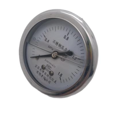 China Military Gas/Water/Oil and Specialty Products Pressure Gauge with Glycerin Filled for sale