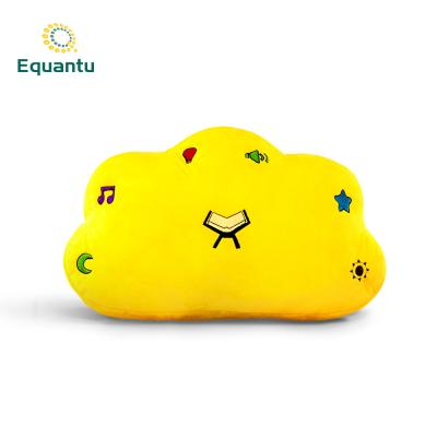 China Mini Muslim Kids Quran Learning Pillow Baby Night Light Quran Pillow with Arabic Duas and English Duas for sale