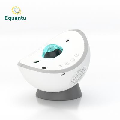 China Smart Wireless Moon Sleep Lamp MP3 Player Speaker Laser Night Light Star Moon Projector Galaxy Projector for sale