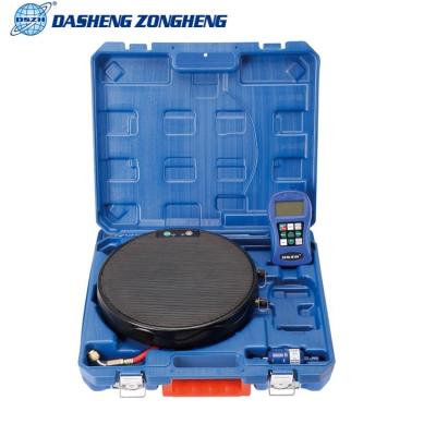 China DSZH Scale Refregeration Tool Cordless Refrigerant Filling Equipment WK-RF100 100kgs for sale