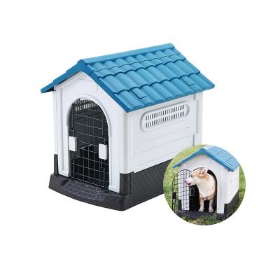 China Outdoor Windproof Pet House For Large Dogs Pet Shelter Windproof Pet House Waterproof Durable Plastic Puppy Shelter for sale