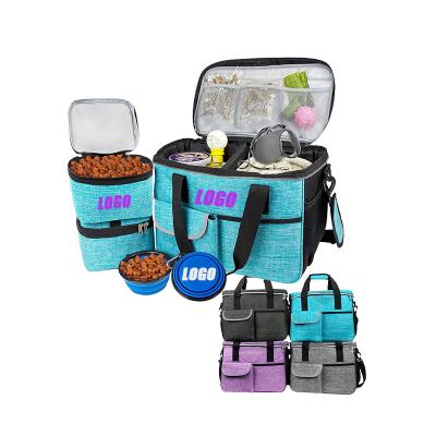 China Durable Portable Double-Layer Airline Approved Outdoor Weekend Carrier Pet Travel Bag For Dog And Cat Dog Travel Bag for sale