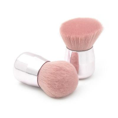 China Angular Blush Melason Synthetic Bristle Custom Single Flat Surface Kabuki Base Makeup Brush Private Label Brush Large Factory for sale