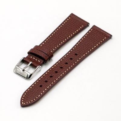 China Automatic Date Watch Buckle Strap Italian Leather Men's Watch Strap Leather for sale