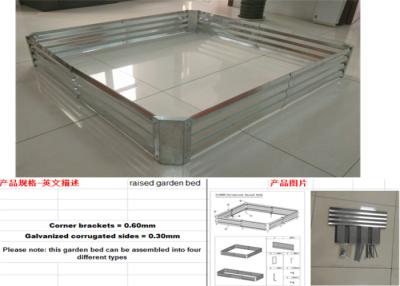 China Metall angehobene Bett-Ausrüstung des Garten-3.75kg, dauerhafte Metallgemüsegarten-Betten zu verkaufen