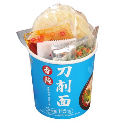 China Convenient Halal Instant Wide Sliced ​​Chinese Spicy Noodles Noodle Spicy Sliced ​​Noodles for sale