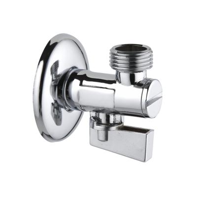 China General Water Polishing Brass Chrome Plated Hot Forged Angle Valve ABS Handle for sale