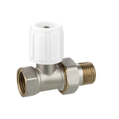 China CF-7009 General Quality Brass Radiator Valve With White Cap for sale