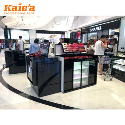 China Modern Cosmetic Skin Care Cosmetic Kiosk Display Cabinet Interior Design Store Showroom Decoration for sale