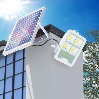 China Yards No Wiring Required High Lumen Led 50W 100w 200w 300W Solar Outdoor Flood Light System Solar Lamp for sale