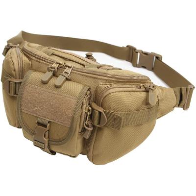 China Anti-theft Tactical Fanny Pack Military Waist Bag Pack with Adjustable Strap Sling Waterproof Tactical Belt Bag for Outdoor Activity for sale