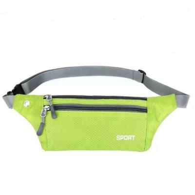 China Custom Waterproof Running Belt Fanny Pack Waist Pouch Outdoor Camping Increasing Zipper Bag for sale