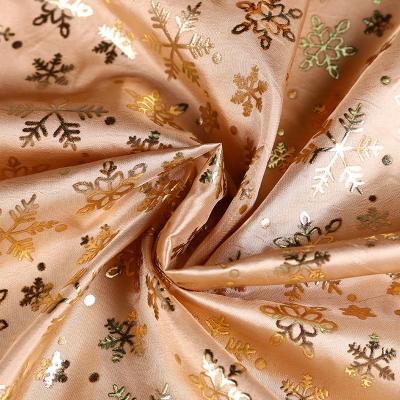 China Factory Hot Selling Hard Bronzing Variety Of Patterns 75*150 Polyester Fabrics For Gift Craft Wrapping Cloth for sale