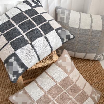 China High Quality Knitted Soft Top Selling Pillowcase Square 45x45 Cushion Cover For Living Room for sale