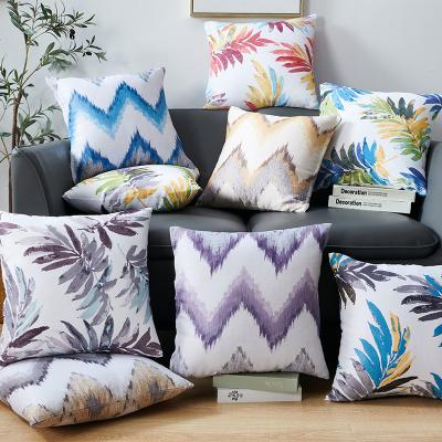 China Soft Durable Digital Printing Cushion Cover With Zipper Polyester Fiber Cushion Cover Polyester Cushion Cover for sale