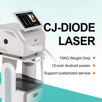 China Máquina de remoção de pelos a laser de 808nm Máquina permanente de diodo a laser profissional 2000W à venda