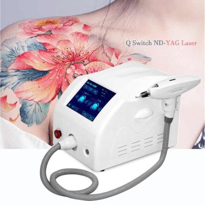 China Portable Q Switched Tattoo Removal Machine 1-10Hz Picosecond Yag Laser Maschine 1064nm zu verkaufen