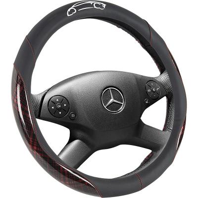 China Accessories Comfortable Auto Universal Car Wrap Skin Steering Wheel Covers for sale