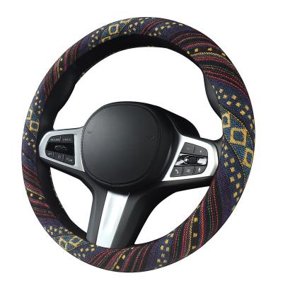 China Comfortable Ethnic Style Car Bohemian Experience Car Steering Wheel Cover With Universal Size Fit Most Cars for sale