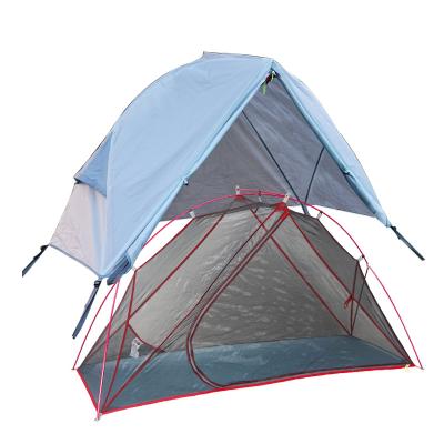 China Single Folding Off Ground Camping Tent Tents Mountain Leisure Ground Waterproof Camping Tents for sale