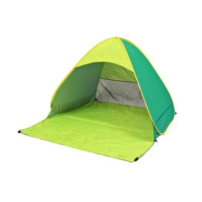 China Baby Beach Single Folding Waterproof Tent Folding Tent Sun Protection Beach Tent Custom Promotional Automatic Quick Opening Tent for sale