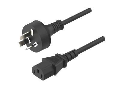 China Cheap Home Appliance Price Australia Power Cord 3Pin AC Power Cord C13 Power Cord for sale