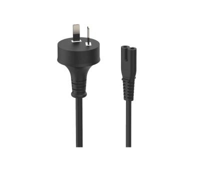 China Home Appliance Black Color 1.5m 10A 250V Power Cord 2 Pin Figure 8 Power Cord for sale