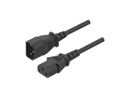 China Home Appliance Low Price CCC 320 VDE VDE IEC to C14 Extension Power Cord AC Power Extension Cable for sale